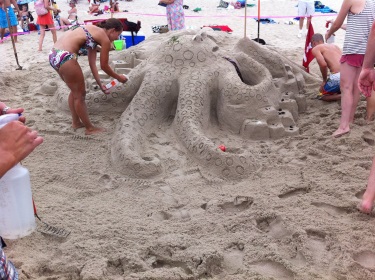 NJ Sandcastle Contest in Belmar NJ