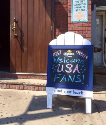 Jacks Goal Line Stand Long Branch NJ Shore Bars with Football