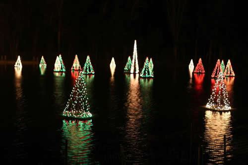Historic Smithville Christmas Tree Light Show Holiday Light Show In NJ