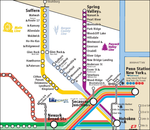 How to get to Passaic St Gar State Plaza in Paramus, Nj by Bus, Train or  Subway?