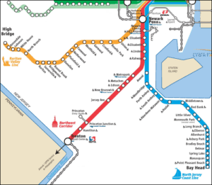 nj trenton ease junction secaucus newark